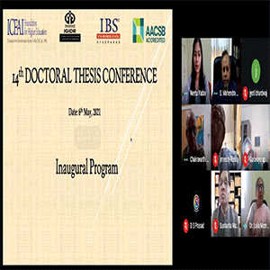 ICFAI Organizes 14th Doctoral Thesis Conference