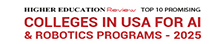 Top 10 Promising Colleges In Usa For AI & Robotics Programs - 2025