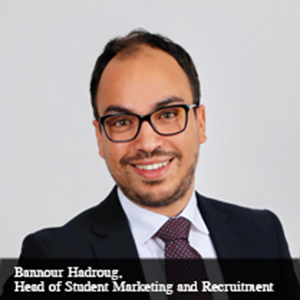 Bannour Hadroug,Head of Student Marketing and Recruitment