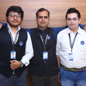 Rachit Dave, Raj Kothari and Rutvij Vora,CEO & Co-Founder, Business Head & Co-Founder, and CTO & Co-Founder