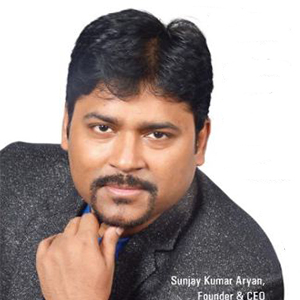 Sunjay Kumar Aryan,Founder & CEO