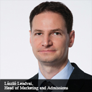 László Lendvai,,Head of Marketing and Admissions