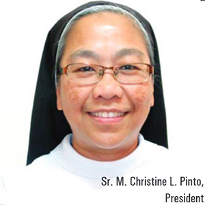 Sr. M. Christine Pinto,President