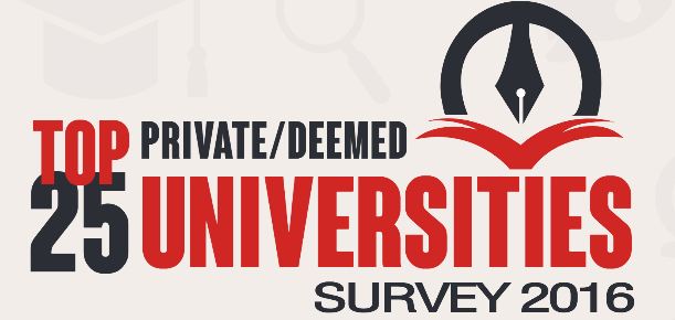 Top 25 Private/Deemed University Survey 2016