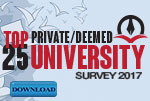 Top PRIVATE/DEEMED 25 University survey 2017