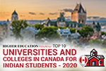 Top 10 Universities And Colleges In Canada For Indian Students 2020